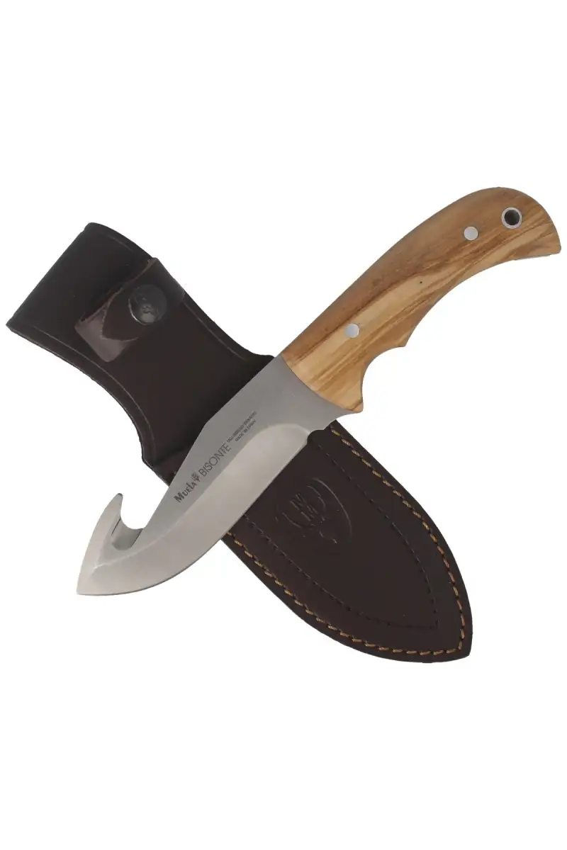 Nóż Muela Skinner Olive Wood 115mm (BISONTE-11.OL)