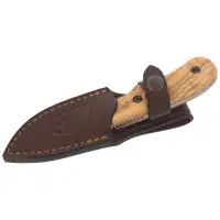 Nóż Muela Full Tang Olive Wood, Satin X50CrMoV15 (IBEX-8.OL)
