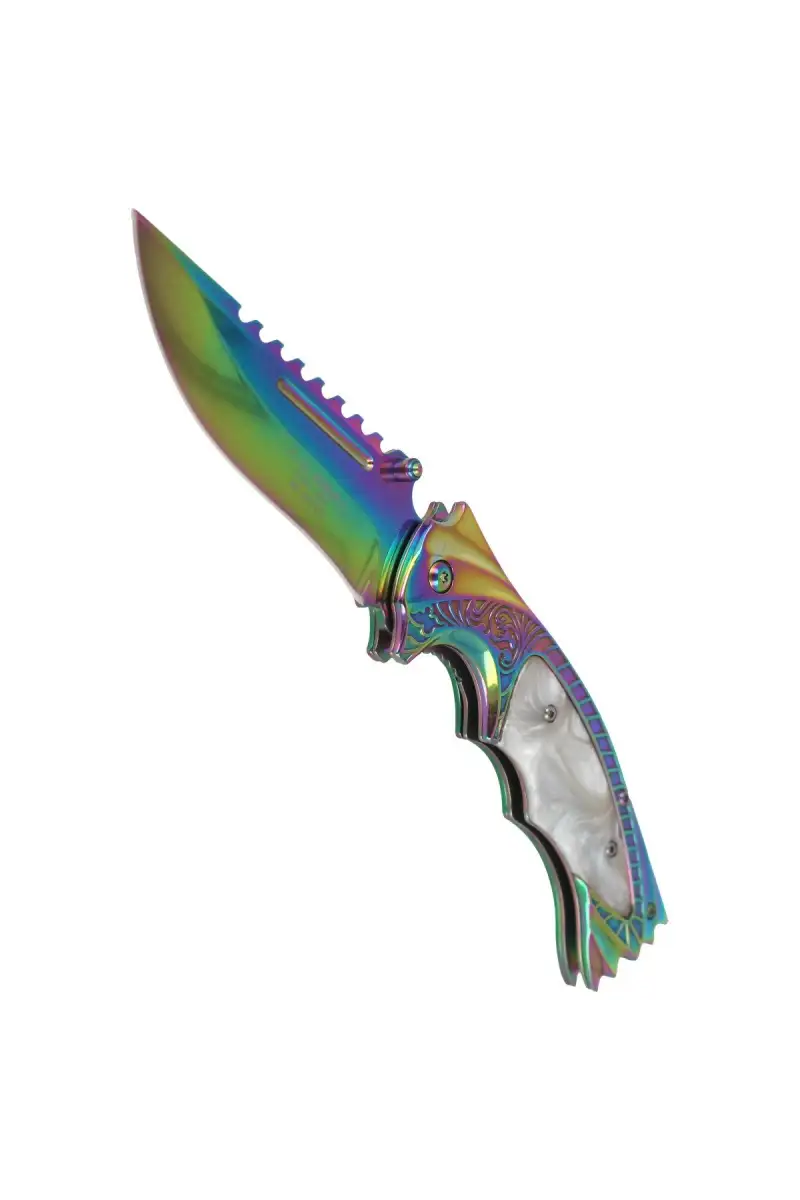 Nóż składany Herbertz Solingen Rainbow Titanium Folder (567312)