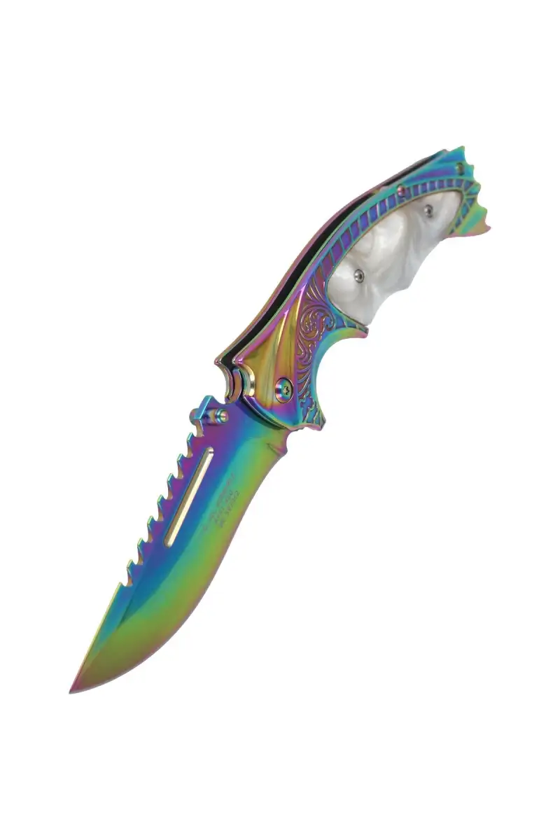 Nóż składany Herbertz Solingen Rainbow Titanium Folder (567312)