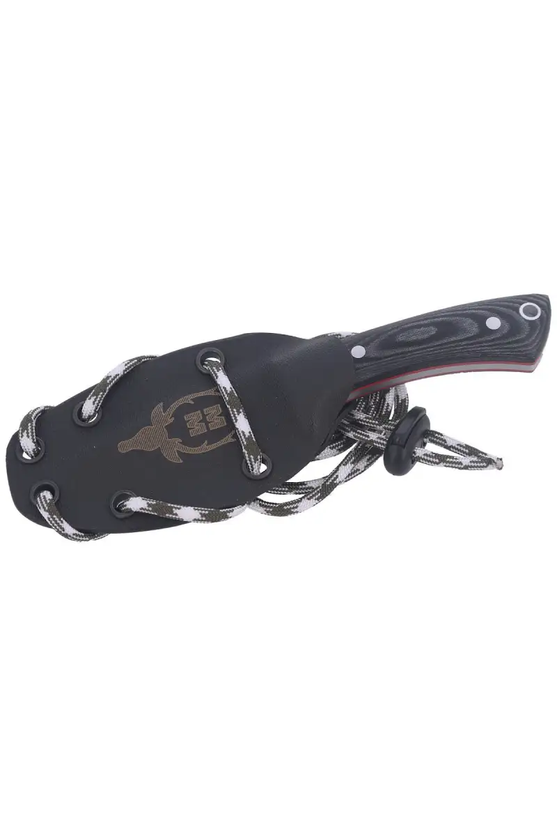 Nóż na szyję Muela Black Micarta Neck Knife, Satin 1.4116 (PECCARY-8M)