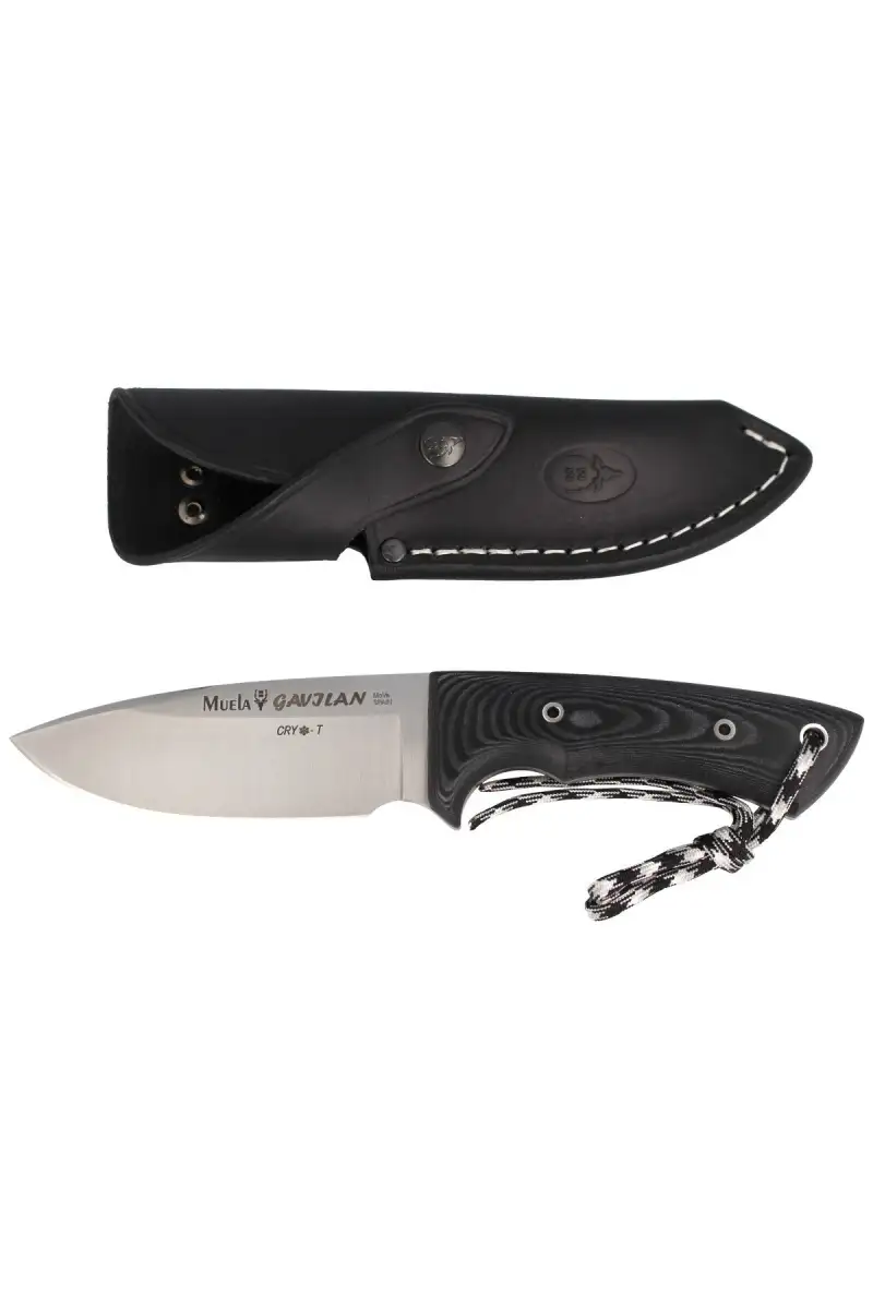 Nóż Muela Full Tang Black Micarta, Satin 1.4116 CRYO-T (GAVILAN M)