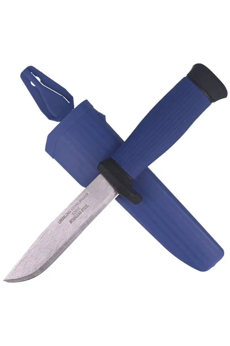 Nóż Lindbloms Craftman's Knife Blue Rubber, Stainless Steel (6000 FORCE)