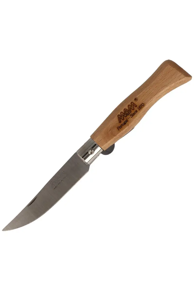 Nóż składany MAM Douro z blokadą, Light Beech Wood 75mm (2006-LW)