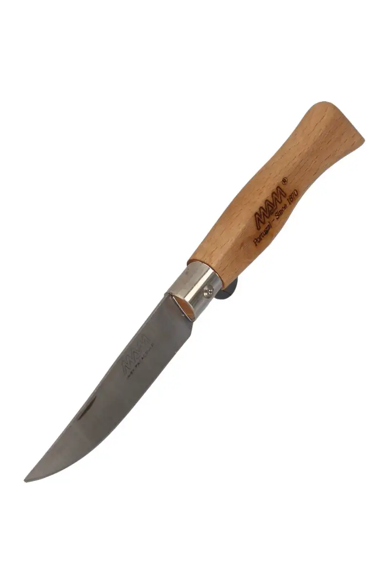 Nóż składany MAM Douro z blokadą, Light Beech Wood 75mm (2006-LW)