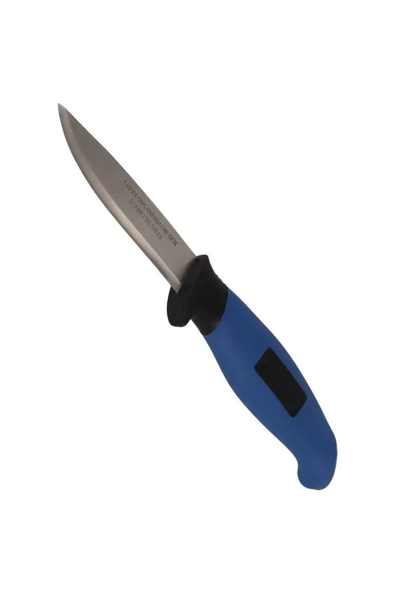 Nóż Lindbloms Craftman's Knife Blue Rubber, Stainless Steel (5000)