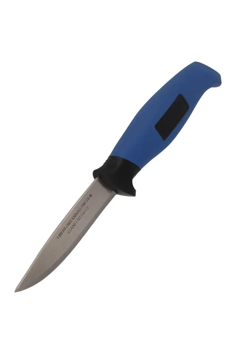 Nóż Lindbloms Craftman's Knife Blue Rubber, Stainless Steel (5000)