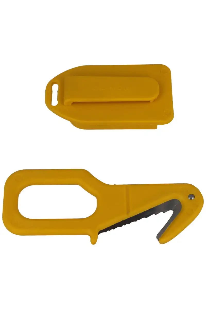 Nóż bezpieczny MAC Coltellerie Rescue 48mm (MC TS05 YELLOW)