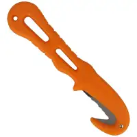 Nóż ratowniczy MAC Coltellerie Rescue ABS 48mm (MC TS/01FOD.PL ORANGE)