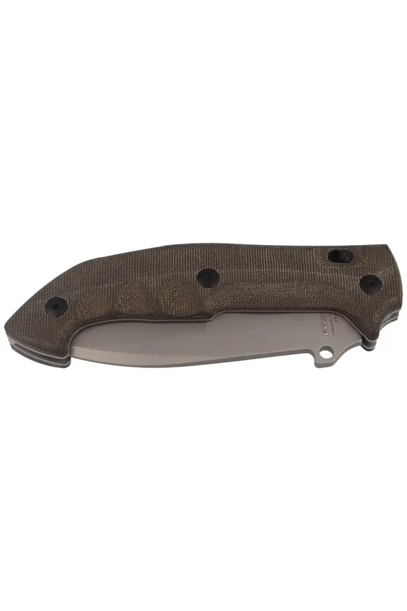 Nóż składany FOX Tracker Meskwaki, Green Micarta 135mm (FX-500)