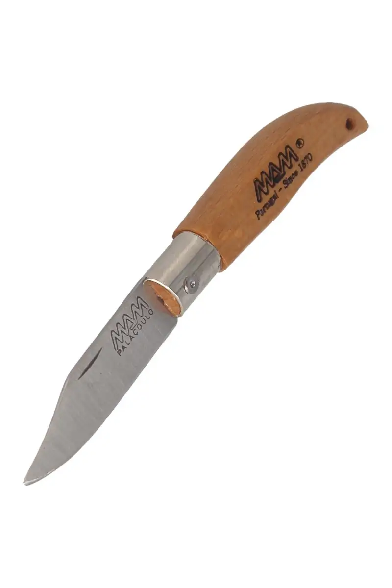 Nóż składany MAM Iberica Mini, Light Beech Wood 45mm (2001-LW)