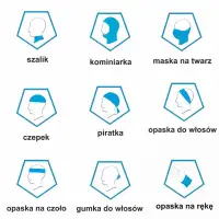 Chusta wielofunkcyjna klocki (KLOCKI)