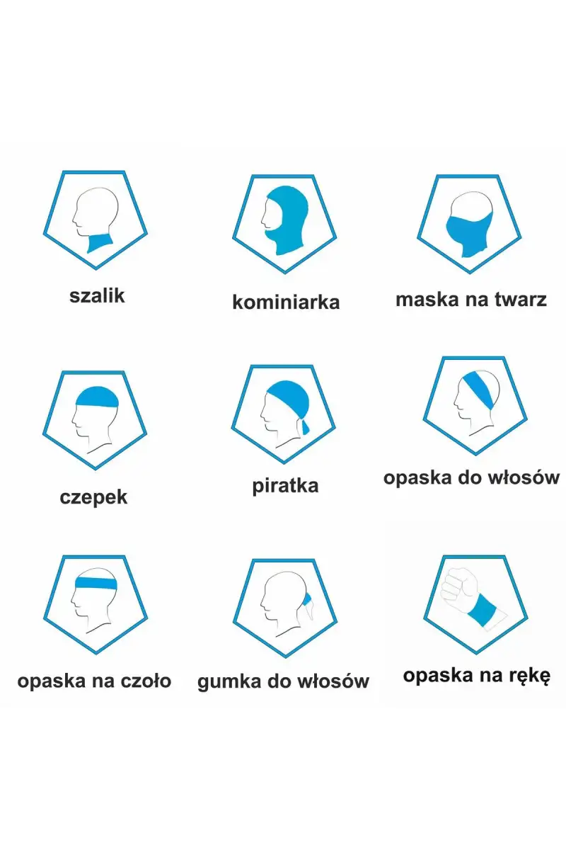 Chusta wielofunkcyjna klocki (KLOCKI)