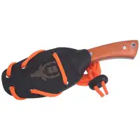 Nóż na szyję Muela Orange Micarta Neck Knife, Satin 1.4116 (PECCARY-8.O)