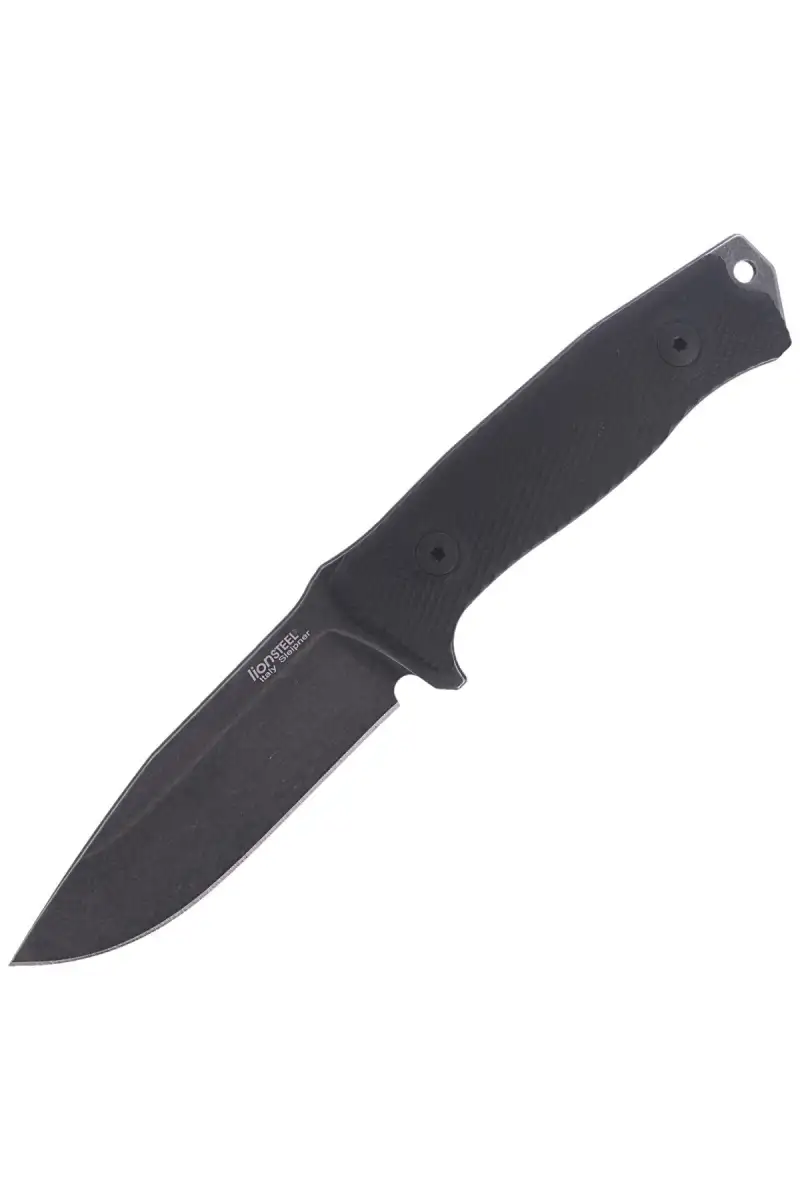 Nóż LionSteel G10 Black, PVD / Stone Washed Sleipner (M5B G10)