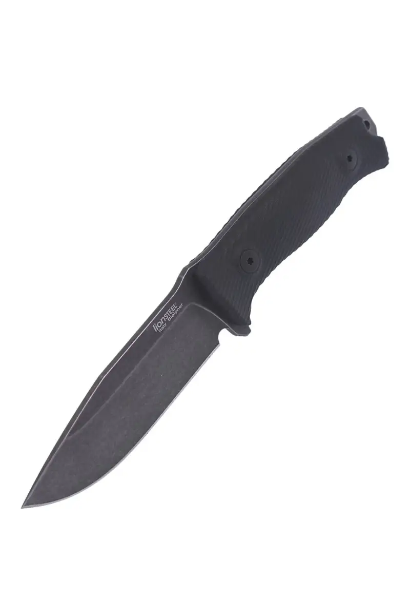 Nóż LionSteel G10 Black, PVD / Stone Washed Sleipner (M5B G10)