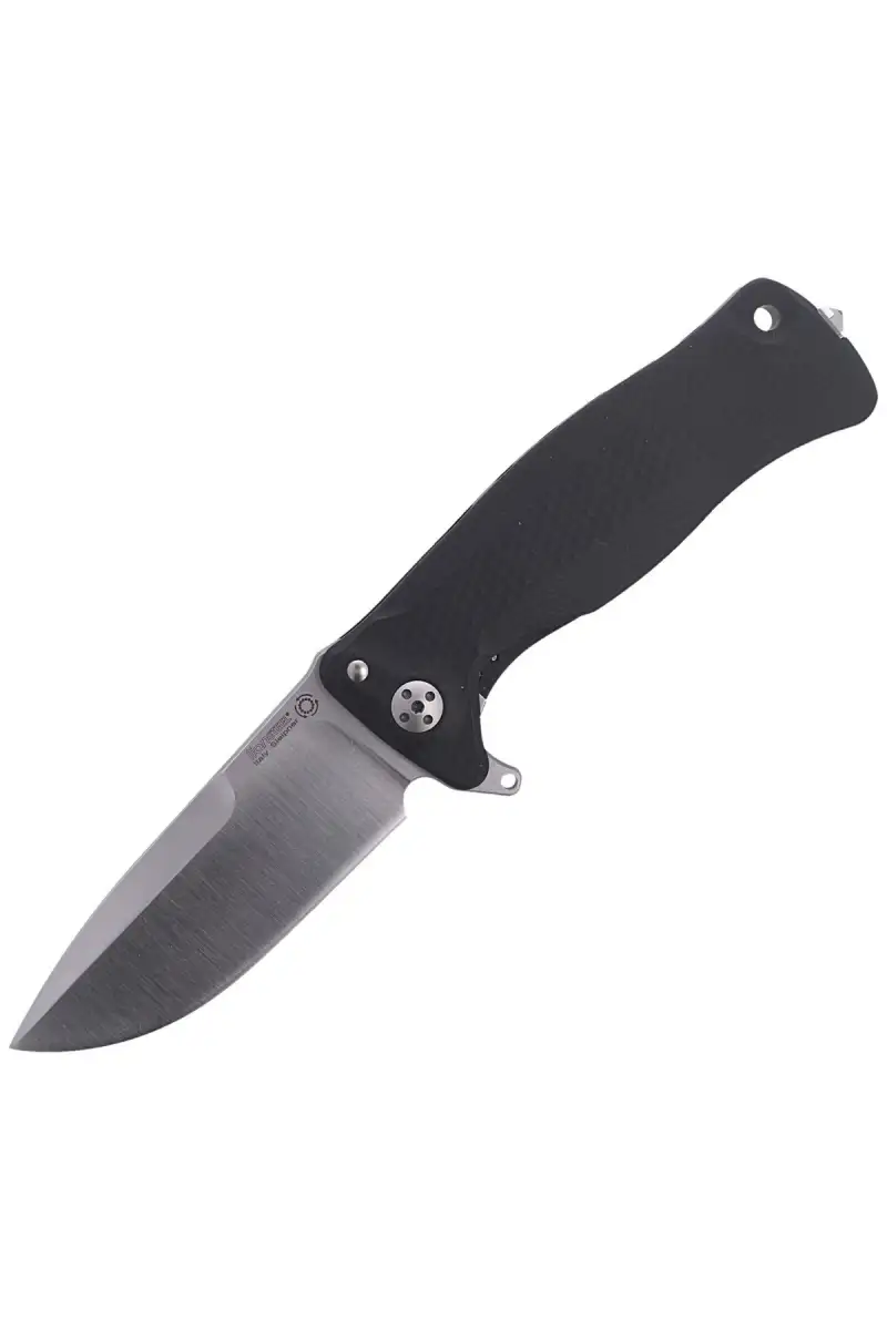 Nóż składany LionSteel SR11A Black Aluminum, Satin Sleipner by Molletta (SR11A BS)
