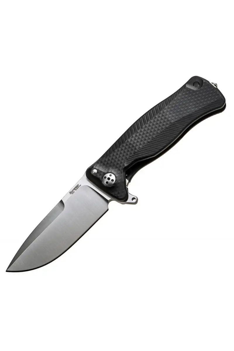 Nóż składany LionSteel SR11A Black Aluminum, Satin Sleipner by Molletta (SR11A BS)