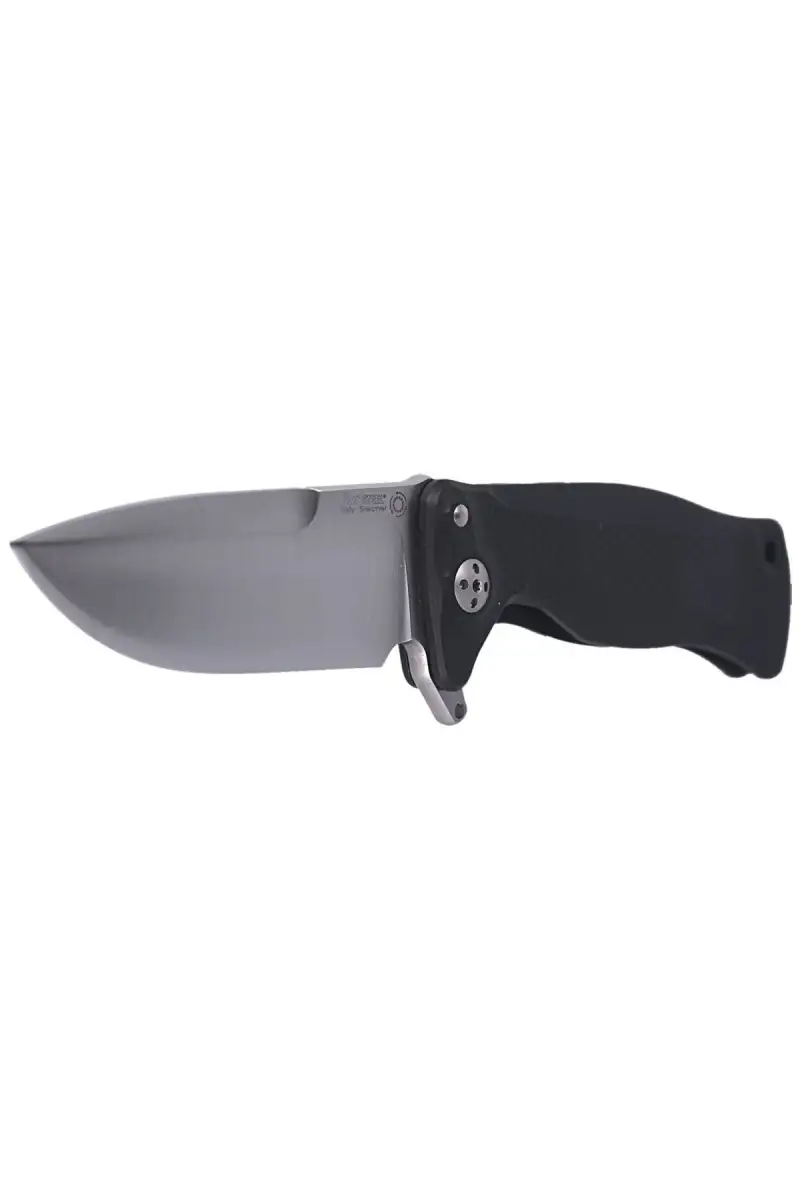 Nóż składany LionSteel SR11A Black Aluminum, Satin Sleipner by Molletta (SR11A BS)
