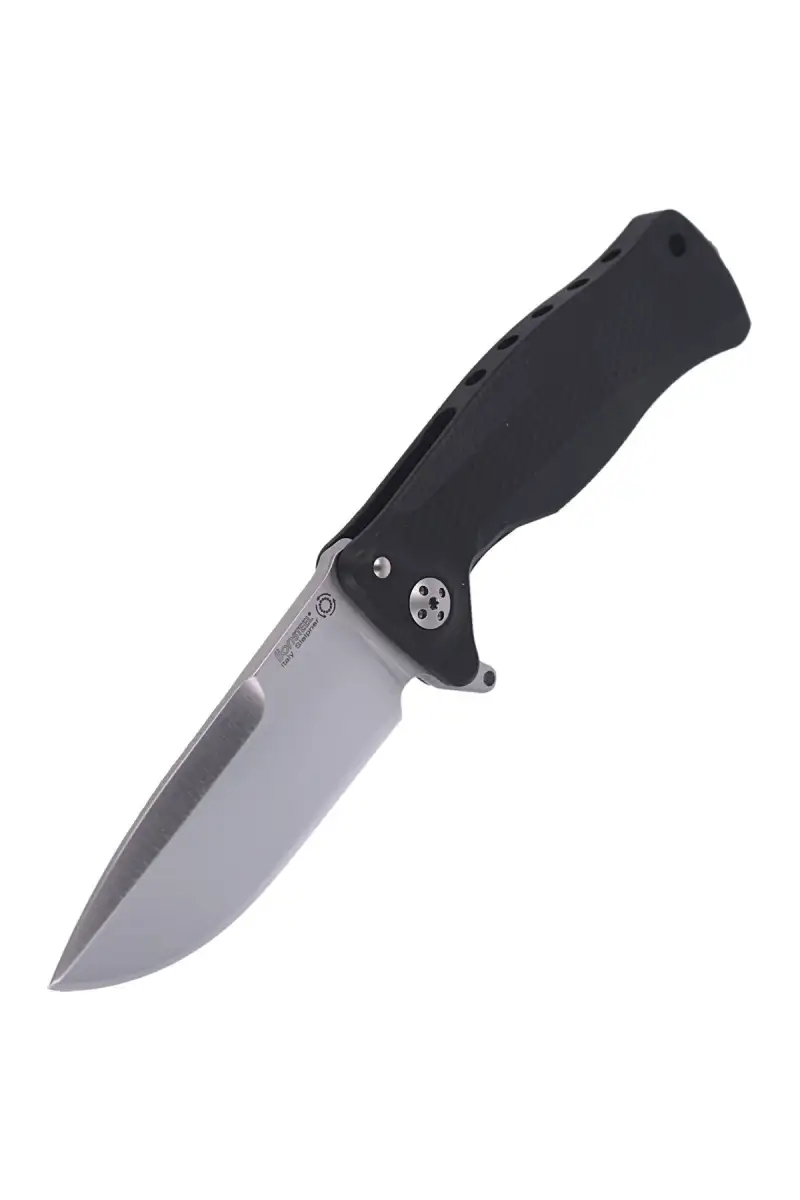 Nóż składany LionSteel SR11A Black Aluminum, Satin Sleipner by Molletta (SR11A BS)