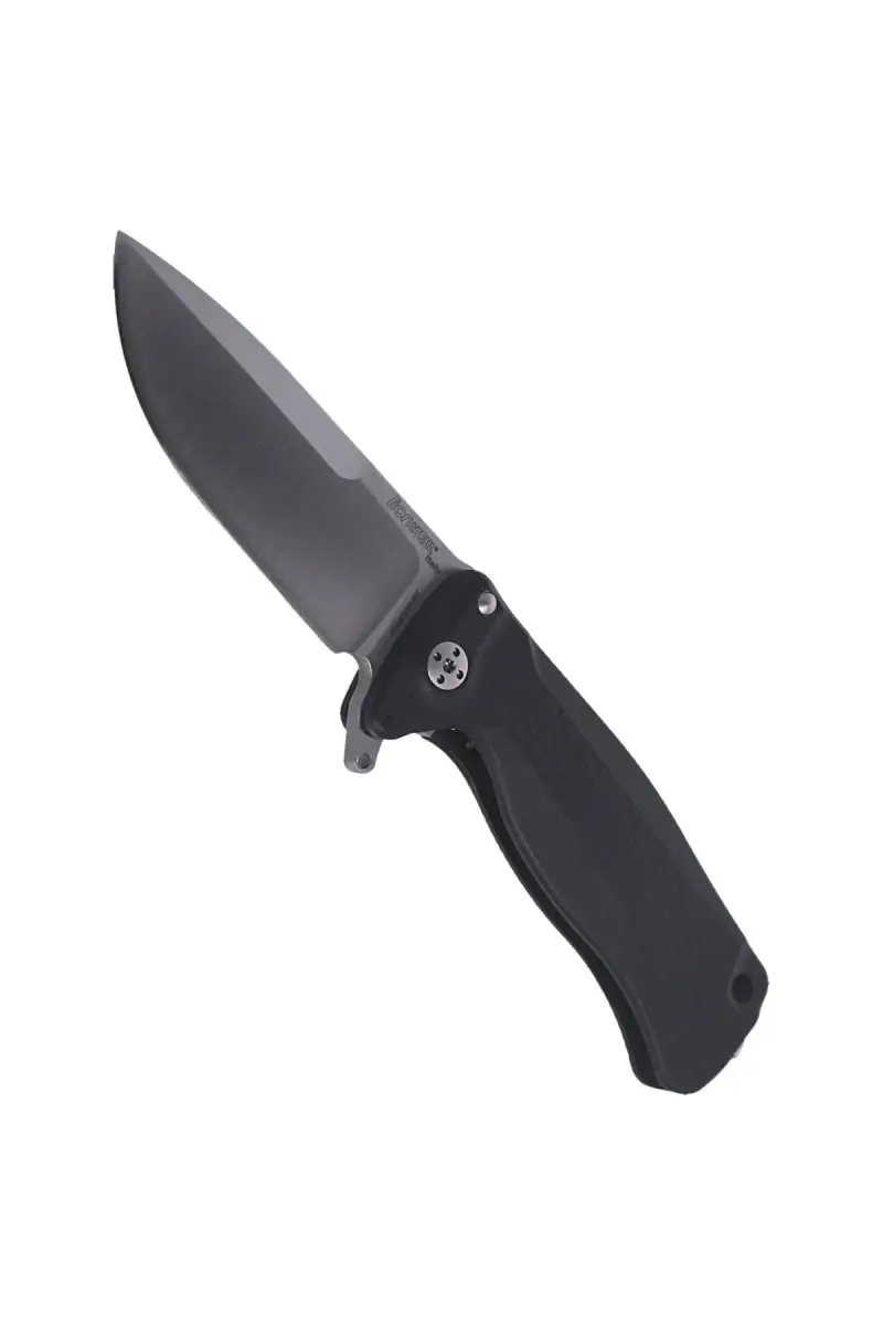 Nóż składany LionSteel SR22A Black Aluminum, Satin Sleipner by Molletta (SR22A BS)