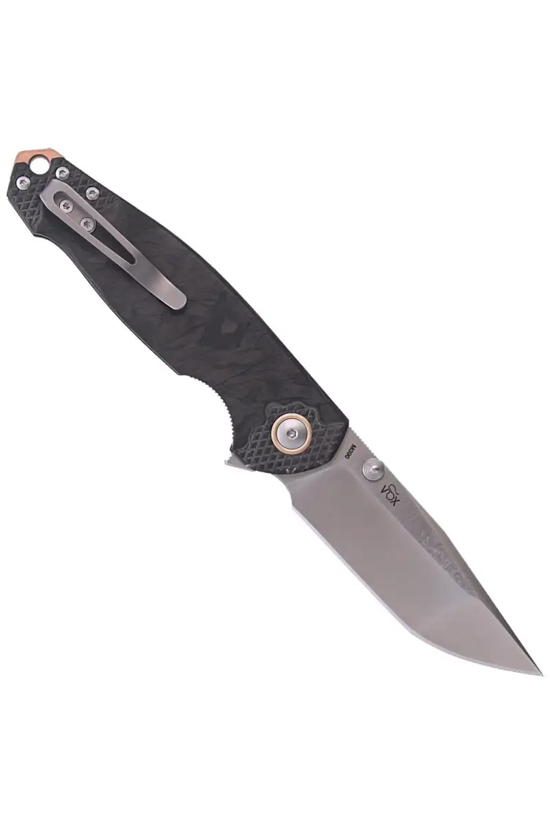 Nóż składany Viper Katla Marbled Carbon Fiber 3D, Satin M390 by Jesper Voxnæs (V5980FCM3D)