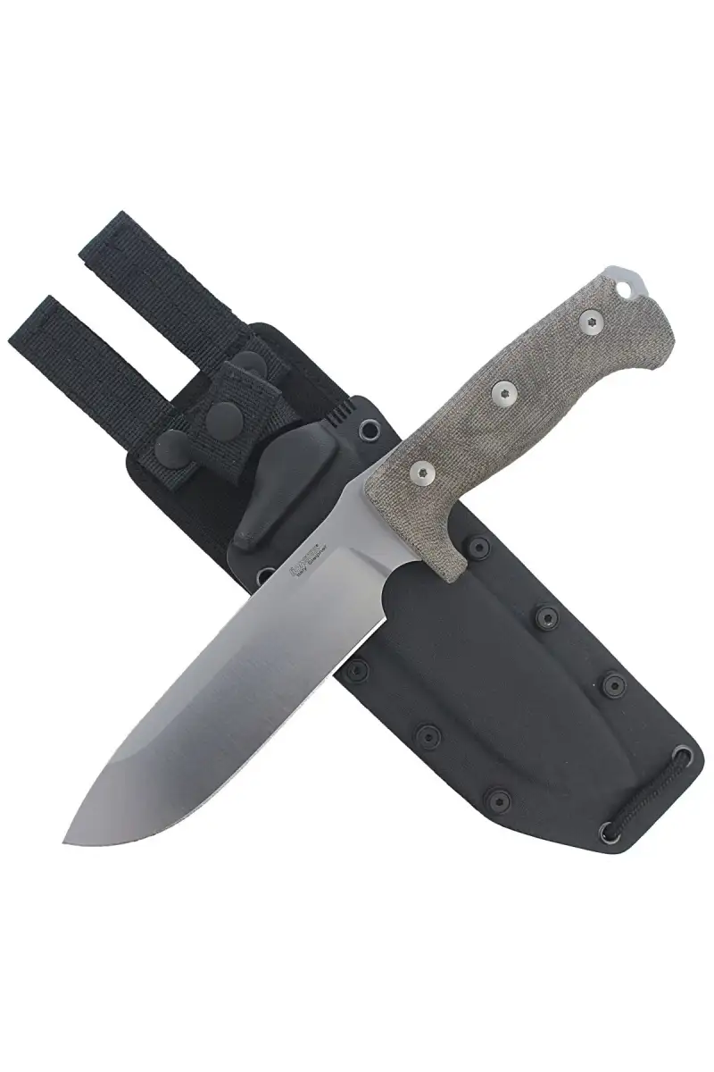 Nóż LionSteel Green Canvas, Satin Blade (M7 CVG)
