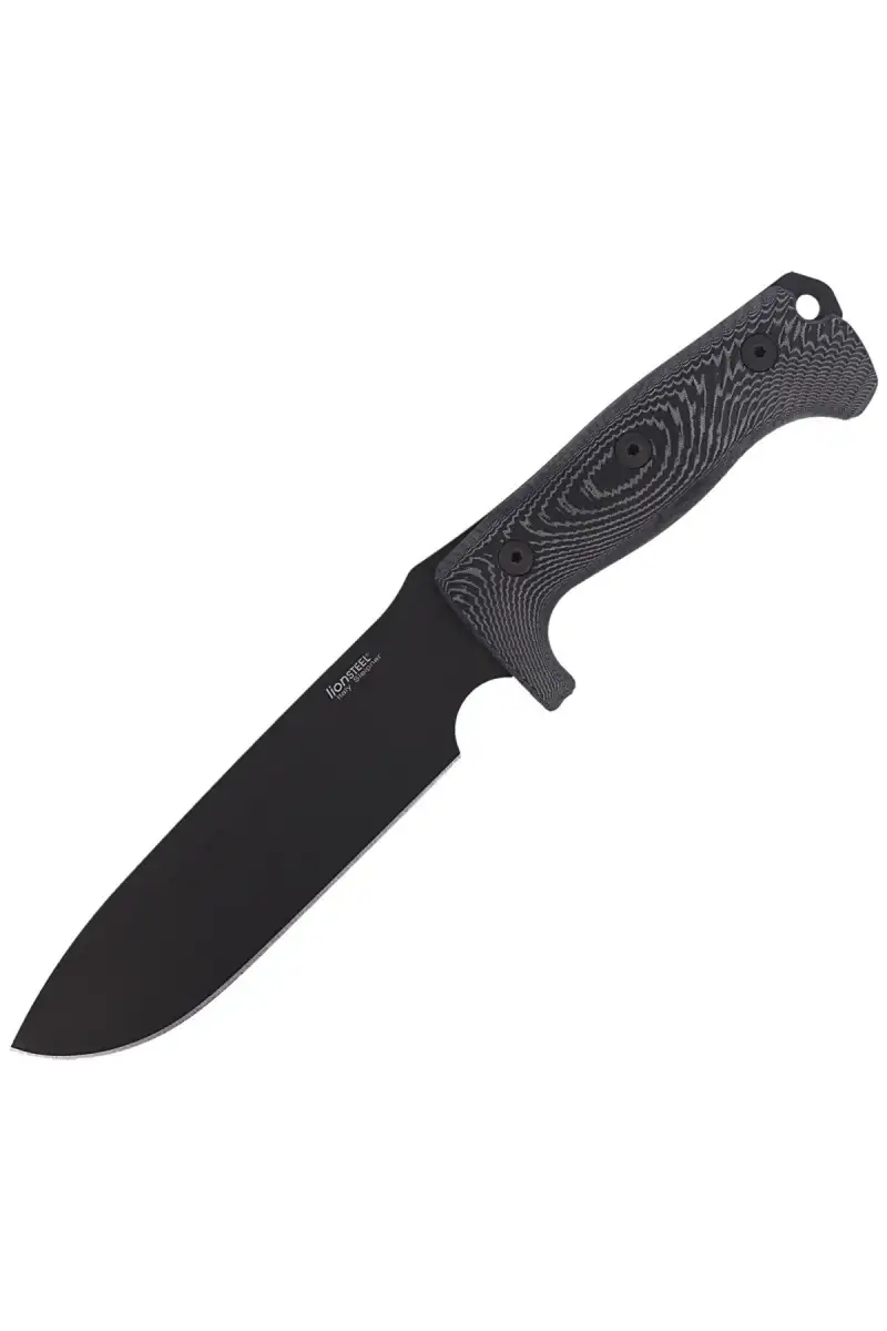 Nóż LionSteel Black Micarta, Black Blade (M7 MB)