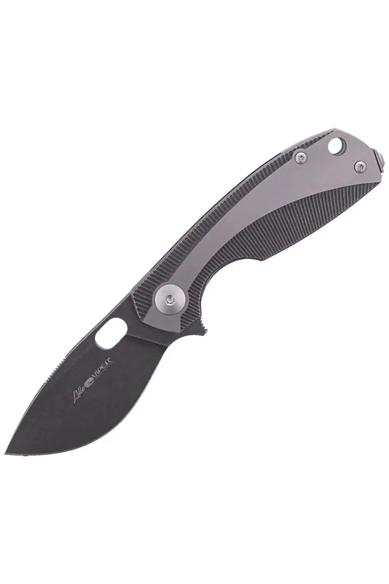 Nóż składany Viper Lille DSW/Grey Titanium, Dark Stonesashed M390 by Jesper Voxnæs (V5963TITI)