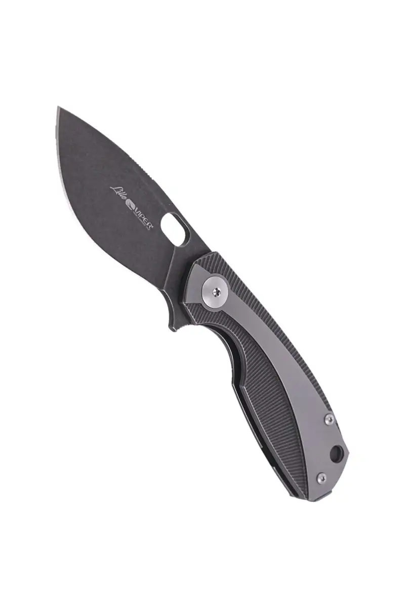 Nóż składany Viper Lille DSW/Grey Titanium, Dark Stonesashed M390 by Jesper Voxnæs (V5963TITI)