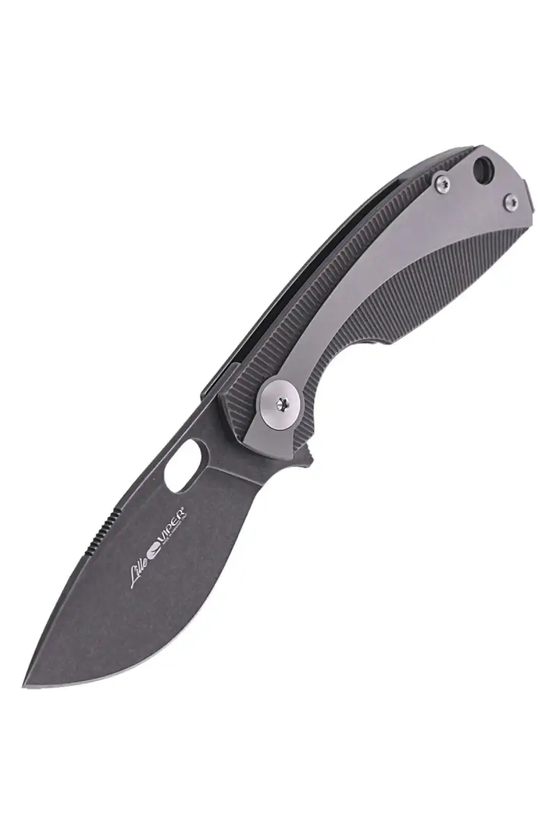 Nóż składany Viper Lille DSW/Grey Titanium, Dark Stonesashed M390 by Jesper Voxnæs (V5963TITI)