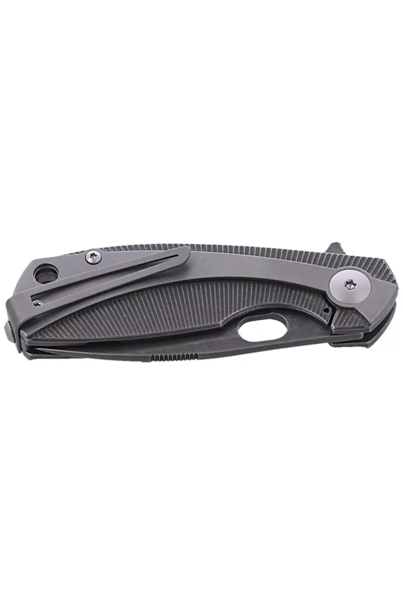 Nóż składany Viper Lille DSW/Grey Titanium, Dark Stonesashed M390 by Jesper Voxnæs (V5963TITI)