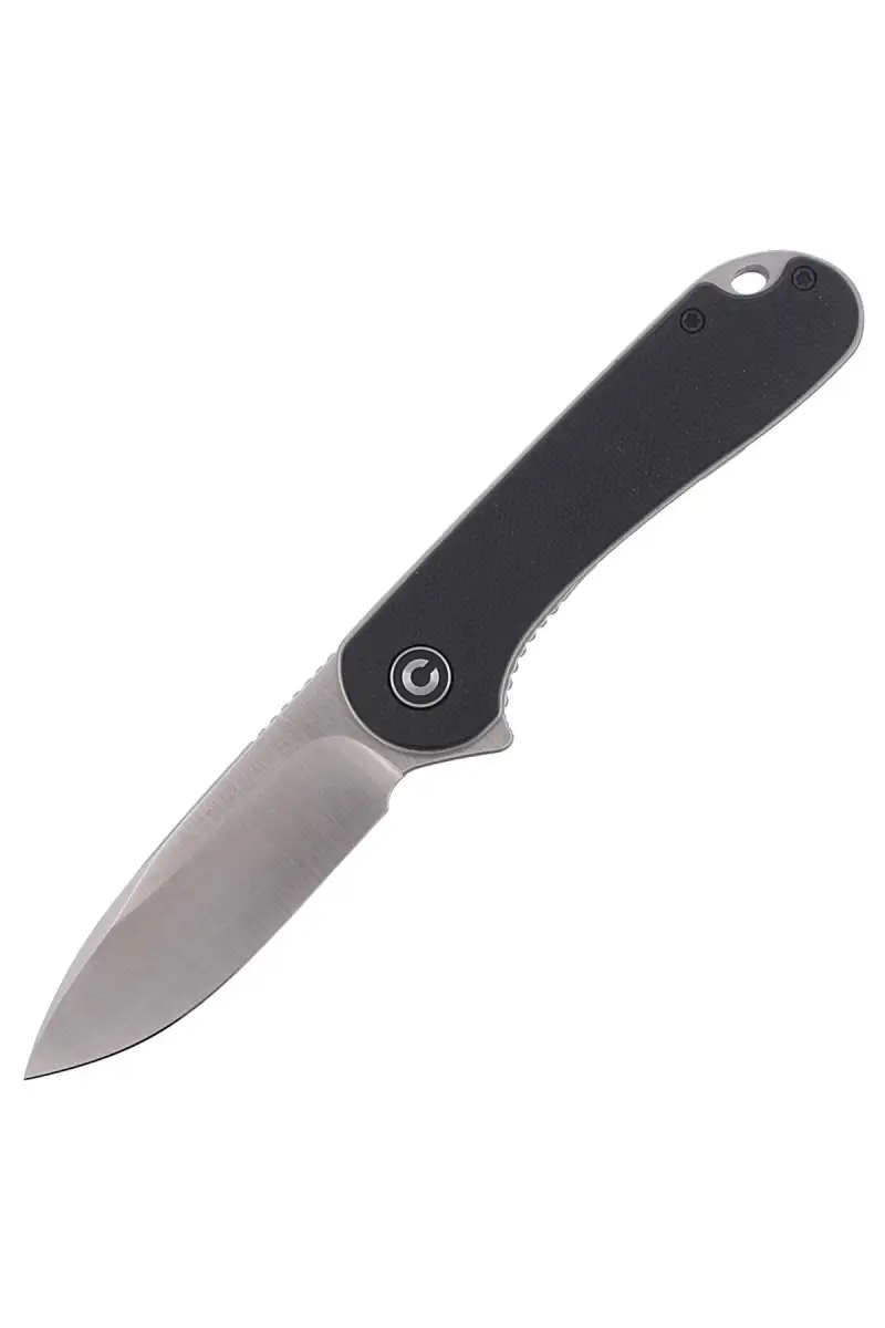 Nóż składany CIVIVI Elementum Flipper Black G10, Satin Finish (C907A)
