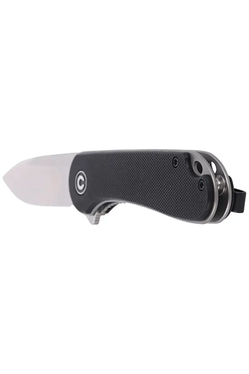 Nóż składany CIVIVI Elementum Flipper Black G10, Satin Finish (C907A)