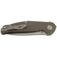 Nóż składany MKM Goccia Bronze Stonewashed Titanium, Satin M390 by Jens Ansø (MKGC-TBR)