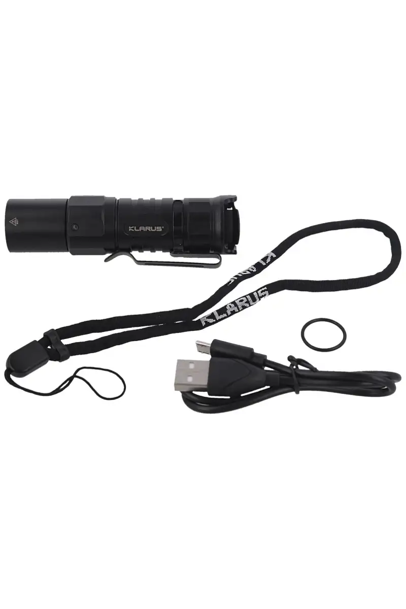 Latarka Klarus 700lm, 16340 / 700mAh Compact Tactical Flashlight (XT1C)