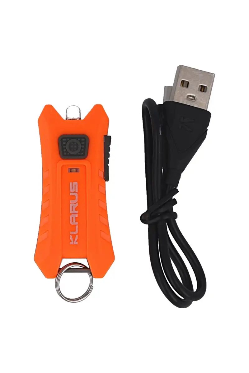 Latarka Klarus 40lm, Li-ion Battery / 120mAh USB Keychain Light (Mi2 Mi2 ENERGY ORANGE)