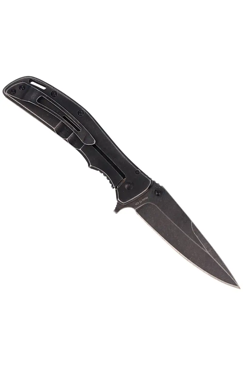 Nóż składany FoxEdge Mandatory Fun G10 Black, Stone Washed PVD by Russ Kommer (FE-024)