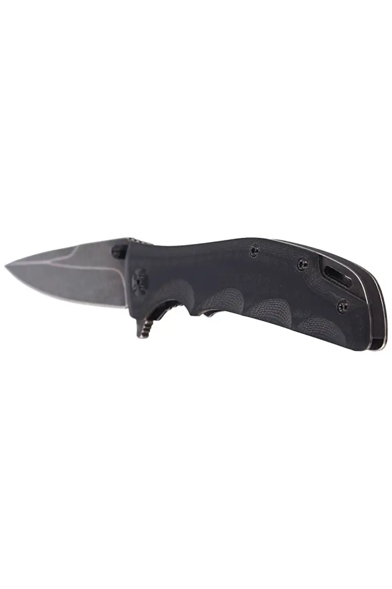 Nóż składany FoxEdge Mandatory Fun G10 Black, Stone Washed PVD by Russ Kommer (FE-024)