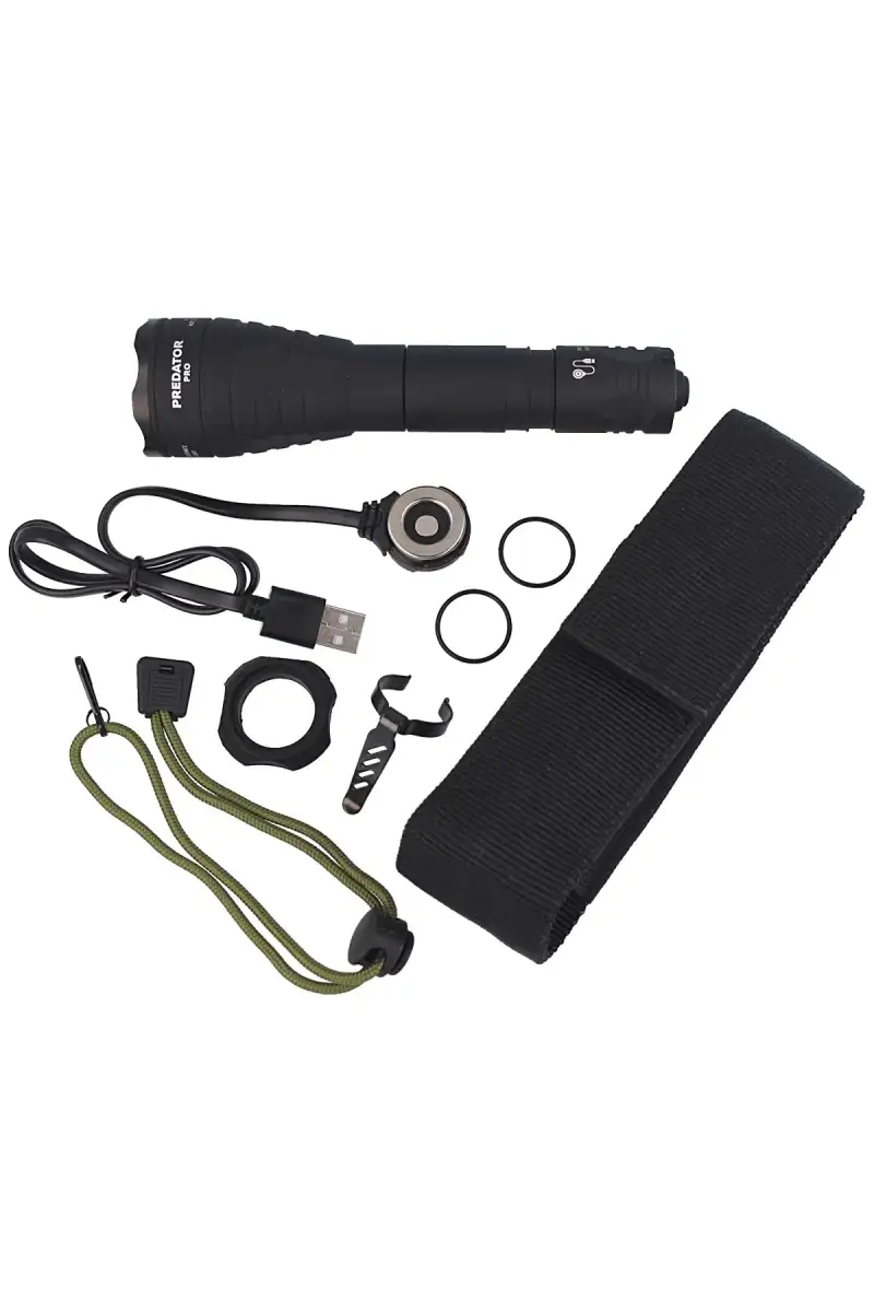 Latarka Armytek Predator Pro Magnet USB, Warm, 1400lm, 18650 Li-Ion / 3500mAh (F07301W)