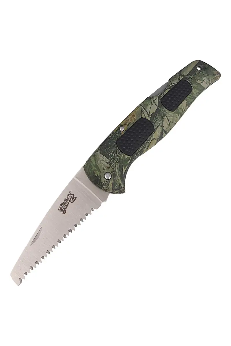 Piła składana Herbertz Solingen Wood Camo Elastomer, Satin Finish 114mm (55004)