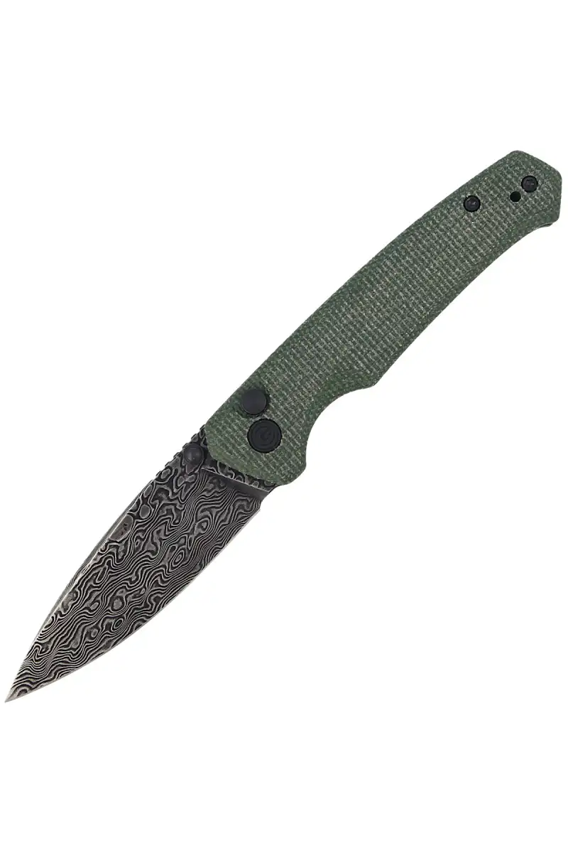 Nóż składany CIVIVI Altus Green G10, Black Damascus (C20076-DS1)