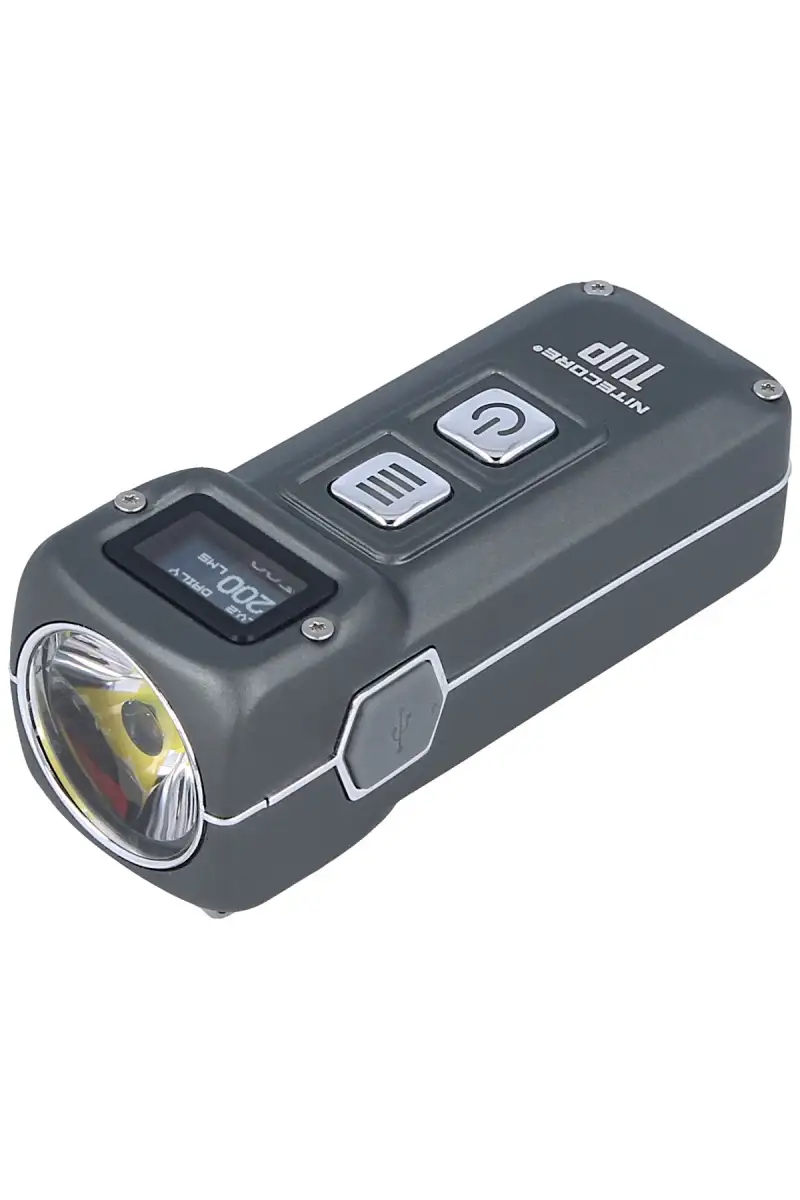 Latarka brelok NiteCore 1000lm, Li-ion Battery / 1200mAh Inteligent Keychain Light (TUP METALLIC GRAY)