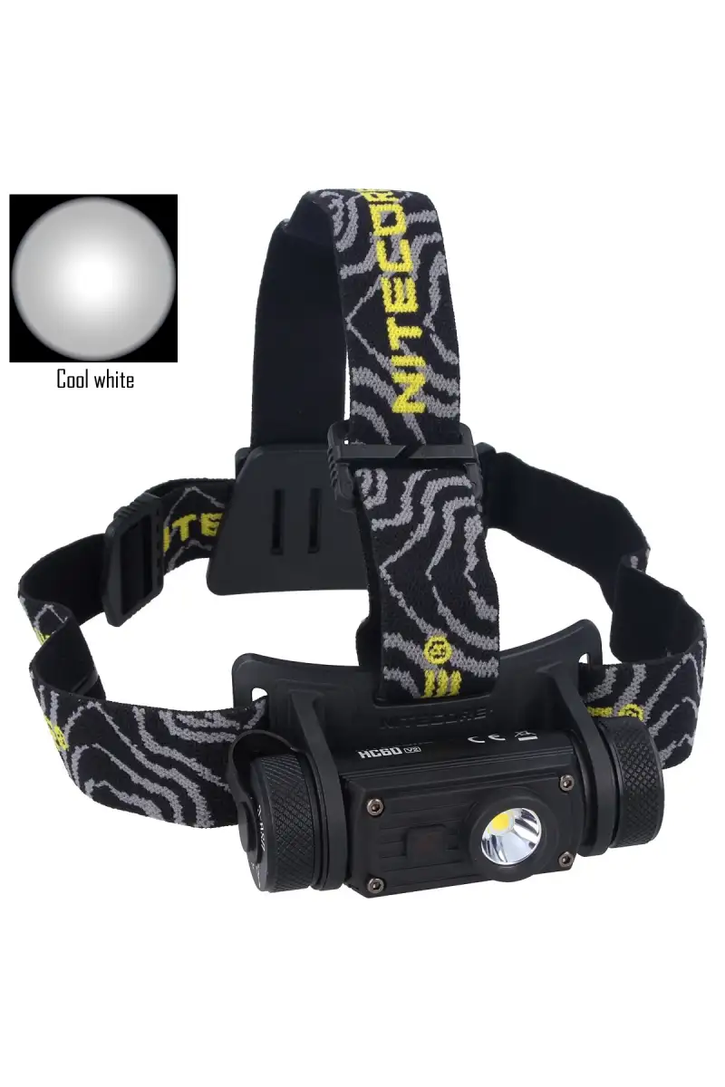 Latarka czołowa NiteCore HC60 V2 1200lm, 1x18650 (HC60 V2)