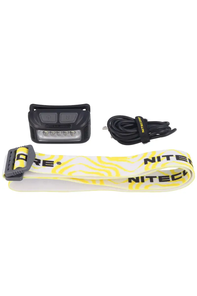 Latarka czołowa Nitecore 160lm, 900mAh White/Red LED (NU10 BLACK)