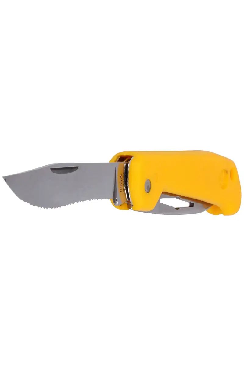 Nóż składany żeglarski MAC Marine B91/5 Yellow PP, Mirror W 1.4028 (MC B915.Y)