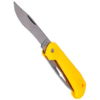 Nóż składany żeglarski MAC Marine B91/5 Yellow PP, Mirror W 1.4028 (MC B915.Y)