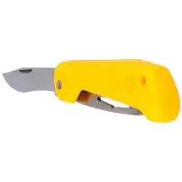 Nóż składany żeglarski MAC Marine B91/5 Yellow PP, Mirror W 1.4028 (MC B915.Y)