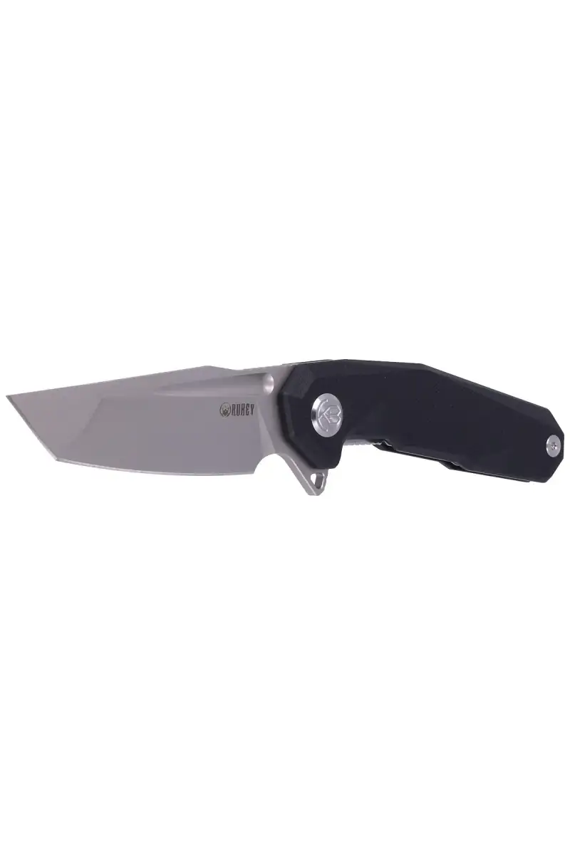 Nóż składany Kubey Carve Nest Black G10, Sandblast D2 (KB237A)