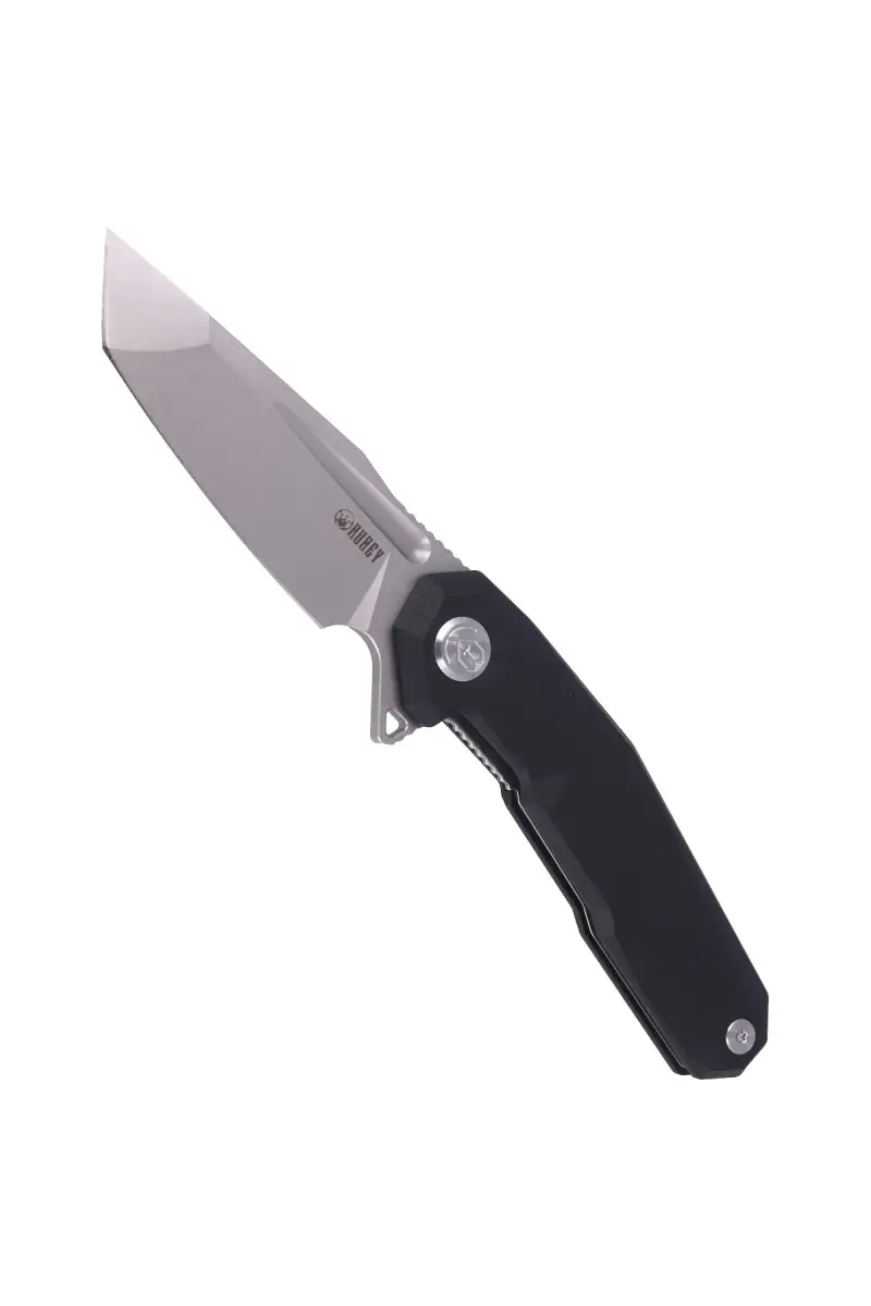 Nóż składany Kubey Carve Nest Black G10, Sandblast D2 (KB237A)